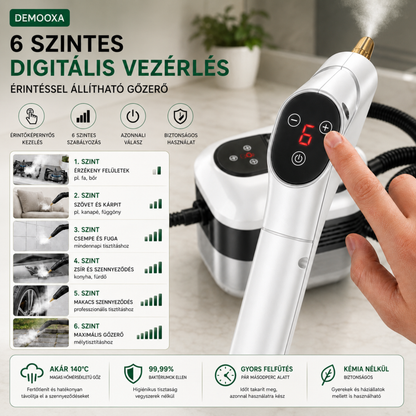 LuminaVapor Pro™ | Nagy Teljesítményű Gőztisztító