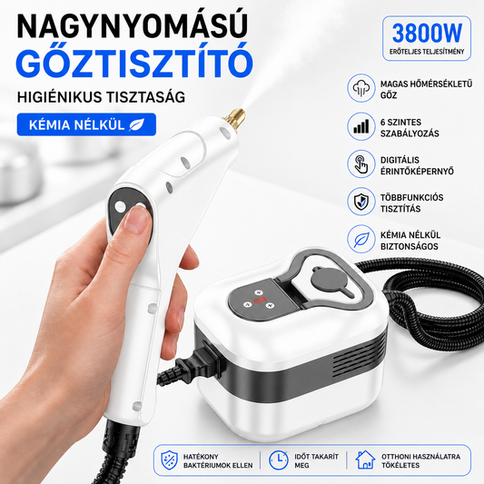 LuminaVapor Pro™ | Nagy Teljesítményű Gőztisztító